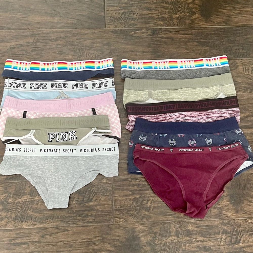10 vs pink underwear